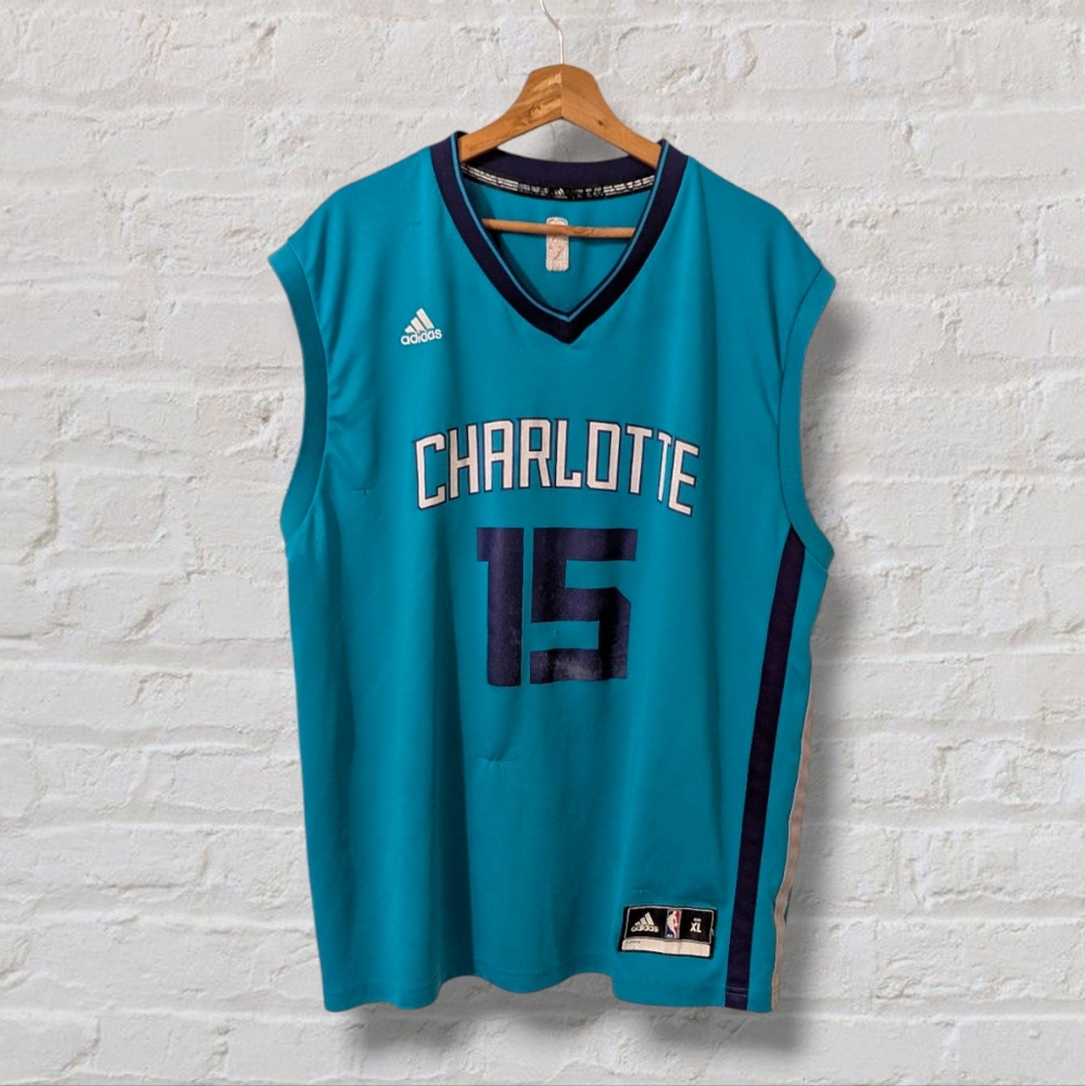 Charlotte Hornets Kemba Walker #15 NBA Adidas Sleeveless Jersey Men's Size XL